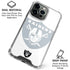 NFL Las Vegas Raiders Double Vision iPhone 16 Pro Max Clear Case