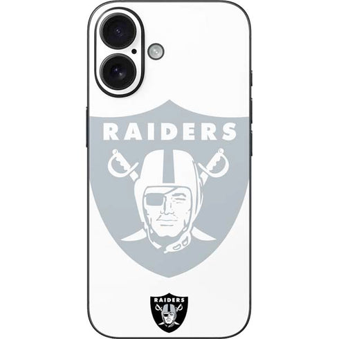NFL Las Vegas Raiders Double Vision iPhone 16 Skin