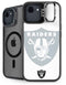 NFL Las Vegas Raiders Double Vision iPhone 16e Kickstand Case