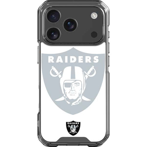 NFL Las Vegas Raiders Double Vision iPhone 18 Pro Clear Case