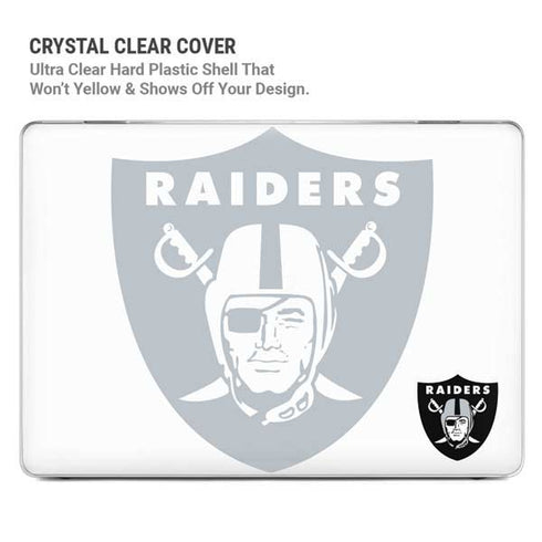 NFL Las Vegas Raiders Double Vision MacBook Pro 14in (2021-24) Case plus Skin