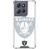 NFL Las Vegas Raiders Double Vision Moto G 5G (2025) Clear Case