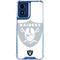 NFL Las Vegas Raiders Double Vision Moto G 5G (2024) Clear Case