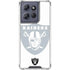 NFL Las Vegas Raiders Double Vision Moto G Play 5G (2025) Clear Case