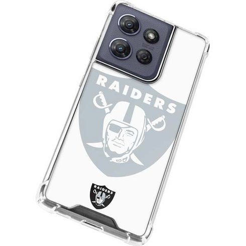 NFL Las Vegas Raiders Double Vision Moto G Play 5G (2025) Clear Case