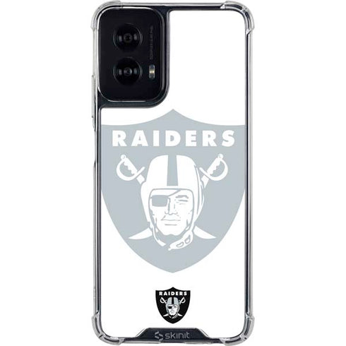 NFL Las Vegas Raiders Double Vision Moto G Power 5G (2024) Clear Case