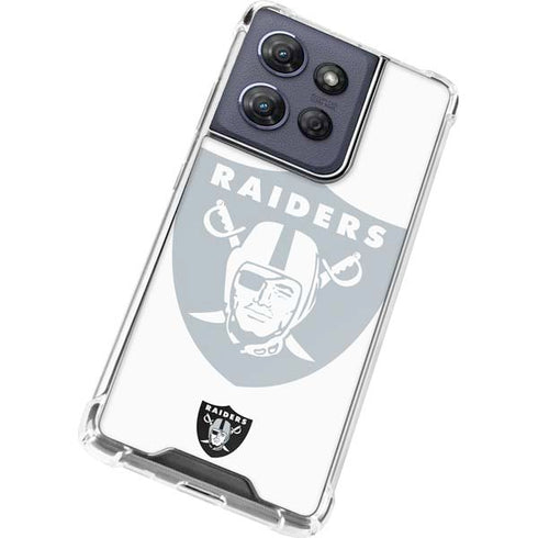 NFL Las Vegas Raiders Double Vision Moto G Power 5G (2025) Clear Case