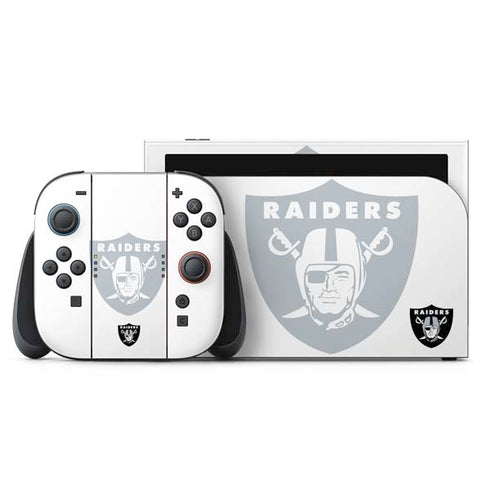 NFL Las Vegas Raiders Double Vision Nintendo Switch 2 (2025) with Joy-Con Skin