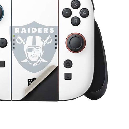 NFL Las Vegas Raiders Double Vision Nintendo Switch 2 (2025) Joy-Con Controller Skin