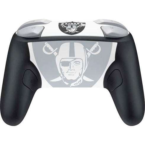 NFL Las Vegas Raiders Double Vision Nintendo Switch 2 (2025) Pro Controller Skin