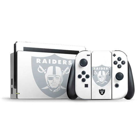 NFL Las Vegas Raiders Double Vision Nintendo Skins
