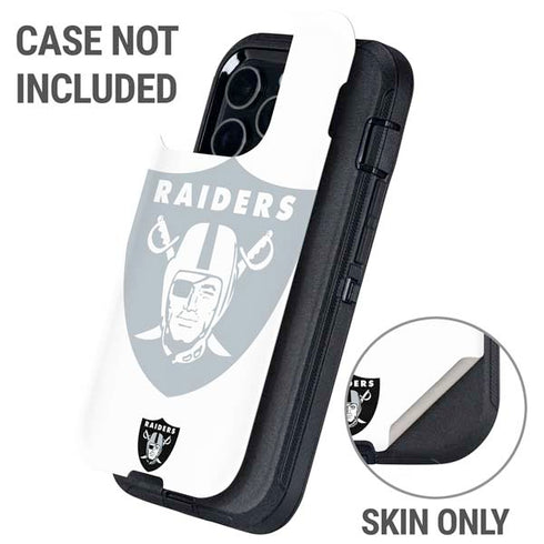 NFL Las Vegas Raiders Double Vision Otterbox Defender iPhone Skin