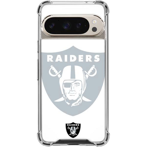 NFL Las Vegas Raiders Double Vision Pixel 9/9 Pro Clear Case