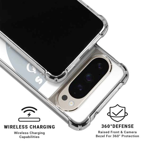 NFL Las Vegas Raiders Double Vision Pixel 9/9 Pro Clear Case