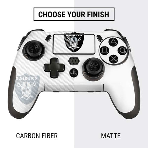 NFL Las Vegas Raiders Double Vision PlayStation Scuf Vantage 2 Controller Skin