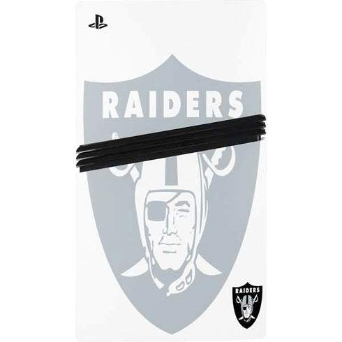 NFL Las Vegas Raiders Double Vision PS5 Pro Console Skin
