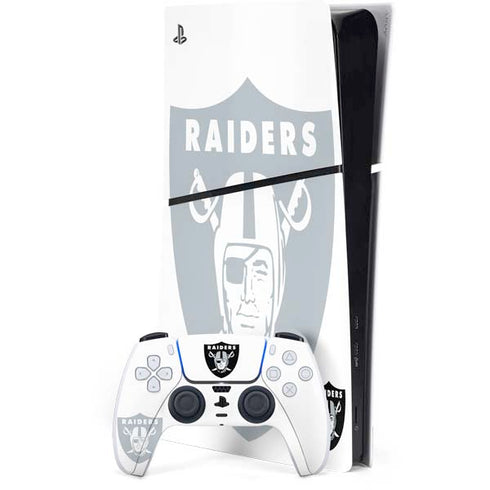 NFL Las Vegas Raiders Double Vision PlayStation PS5 Skins