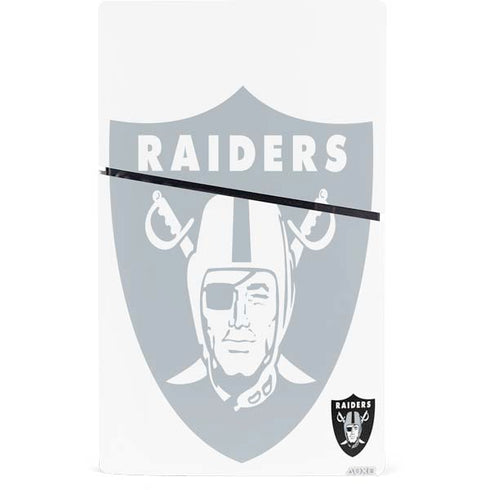 NFL Las Vegas Raiders Double Vision PS5 Slim Digital Edition Console Skin
