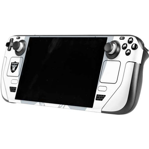 NFL Las Vegas Raiders Double Vision Steam Deck Handheld Gaming Computer OLED Skin