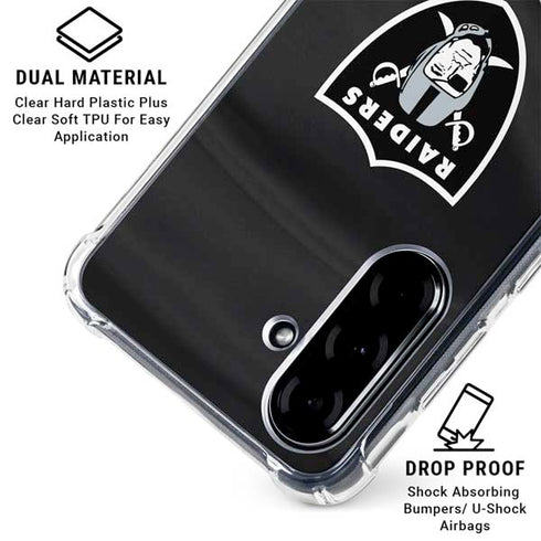 NFL Las Vegas Raiders Galaxy A36 5G Clear Case