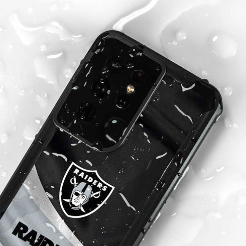 NFL Las Vegas Raiders Galaxy S24 Ultra Waterproof Case