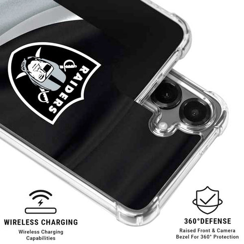 NFL Las Vegas Raiders Galaxy S26 Plus Clear Case
