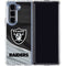 NFL Las Vegas Raiders Galaxy Z Fold5 5G Clear Case