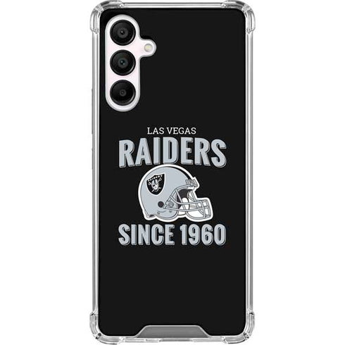 NFL Las Vegas Raiders Helmet Galaxy A16 5G Clear Case