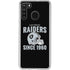 NFL Las Vegas Raiders Helmet Galaxy A21 Clear Case