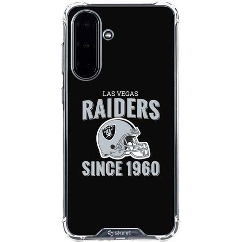NFL Las Vegas Raiders Helmet Galaxy A36 5G Clear Case