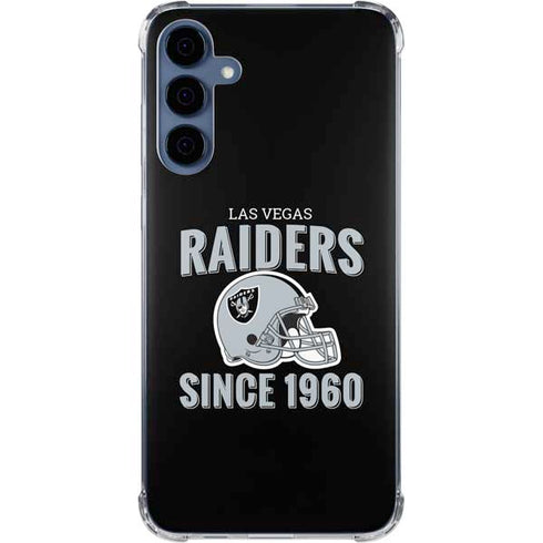 NFL Las Vegas Raiders Helmet Galaxy A55 5G Clear Case