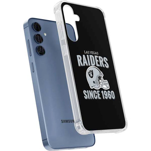 NFL Las Vegas Raiders Helmet Galaxy A55 5G Clear Case