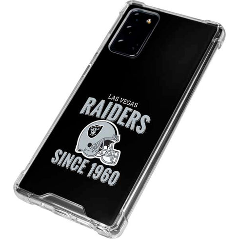 NFL Las Vegas Raiders Helmet Galaxy Note20 5G Clear Case