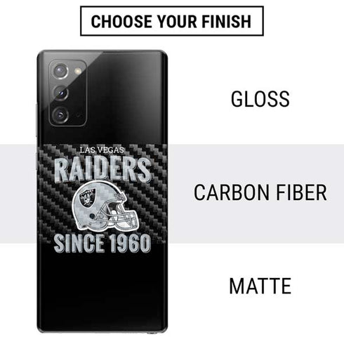 NFL Las Vegas Raiders Helmet Galaxy Note20 5G Skin