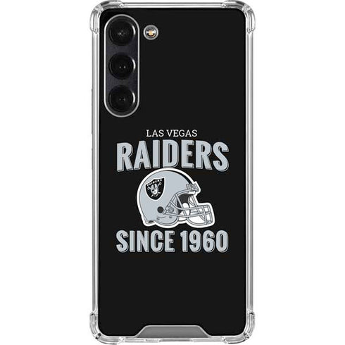 NFL Las Vegas Raiders Helmet Galaxy S24 FE Clear Case