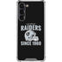 NFL Las Vegas Raiders Helmet Galaxy S24 FE Clear Case