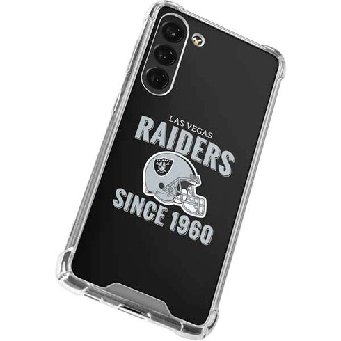 NFL Las Vegas Raiders Helmet Galaxy S24 FE Clear Case