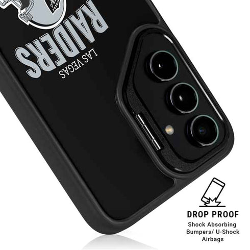 NFL Las Vegas Raiders Helmet Galaxy S25 Kickstand Case