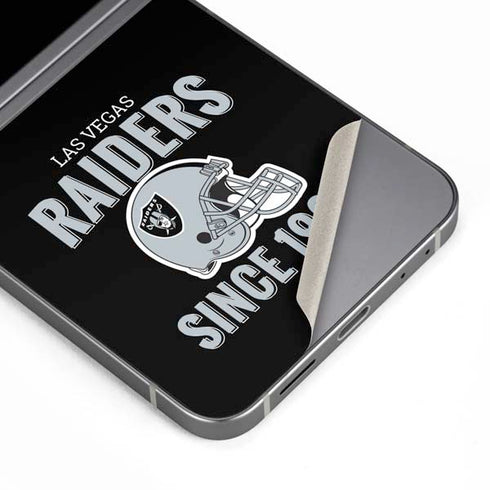 NFL Las Vegas Raiders Helmet Galaxy Z Flip6 Skin