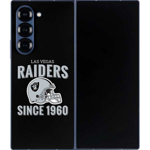 NFL Las Vegas Raiders Helmet Galaxy Z Fold6 Skin