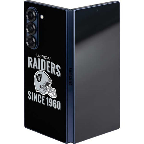 NFL Las Vegas Raiders Helmet Galaxy Z Fold6 Skin