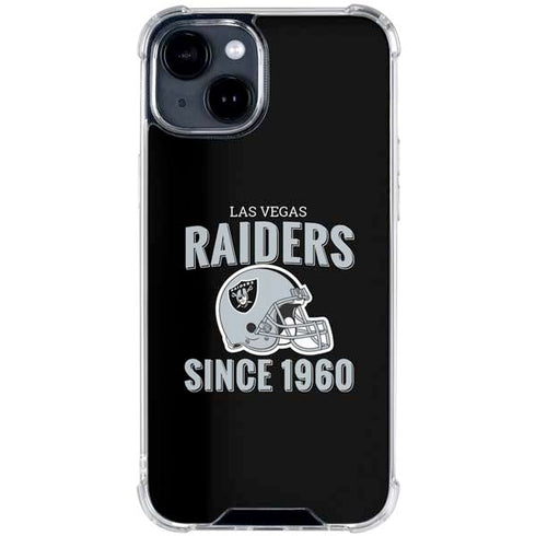 NFL Las Vegas Raiders Helmet iPhone 15 Clear Case