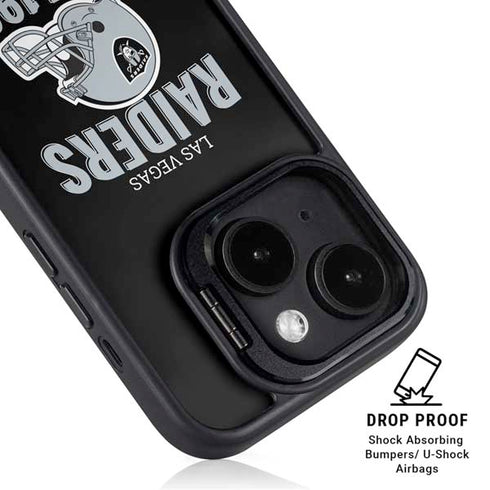 NFL Las Vegas Raiders Helmet iPhone 15 Kickstand Case