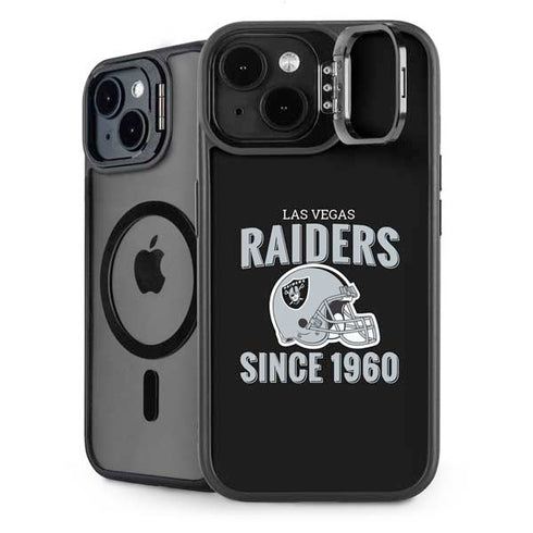 NFL Las Vegas Raiders Helmet iPhone 15 Plus Kickstand Case