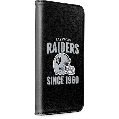 NFL Las Vegas Raiders Helmet iPhone 15 Pro Folio Case