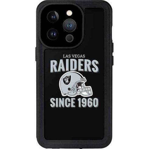 NFL Las Vegas Raiders Helmet iPhone 15 Pro Waterproof Case