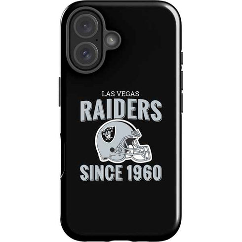 NFL Las Vegas Raiders Helmet iPhone 16 Plus Impact Case