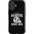 NFL Las Vegas Raiders Helmet iPhone 16 Plus Impact Case