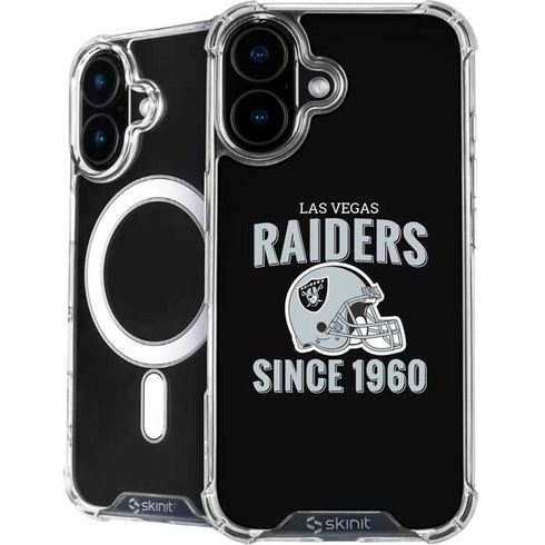 NFL Las Vegas Raiders Helmet iPhone 16 Plus MagSafe Case