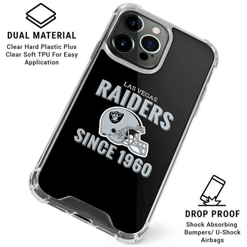 NFL Las Vegas Raiders Helmet iPhone 16 Pro Clear Case